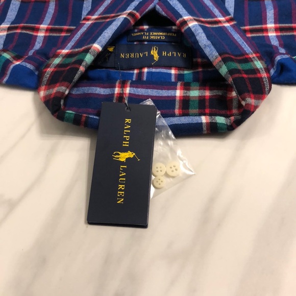 NWT Men’s Ralph Lauren Button Down Shirt - Picture 4 of 5